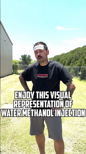 A Visual Representation of Water Methanol Injection