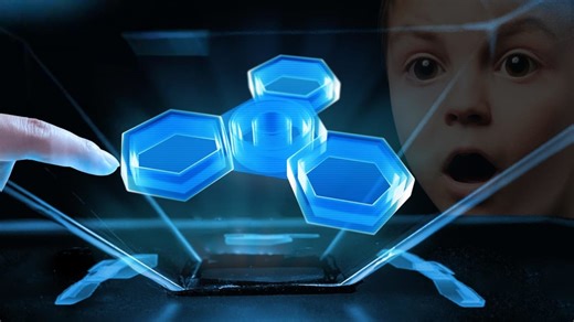 Download & Play Hand spinner 3d - hologram pyr on PC & Mac (Emulator)