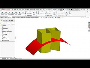 Solidworks Surface Tutorial 1: Extruded Surface