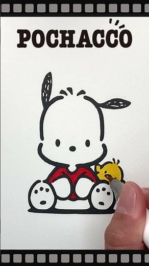 Coloring POCHACCO（ポチャッコ） [Coloring book] #サンリオ #ぬりえ