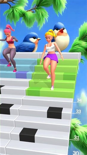 Stairs Run💃❌😱 Game Level 148 #gaming #gameplay #shortsfeed #trendingshorts #shorts