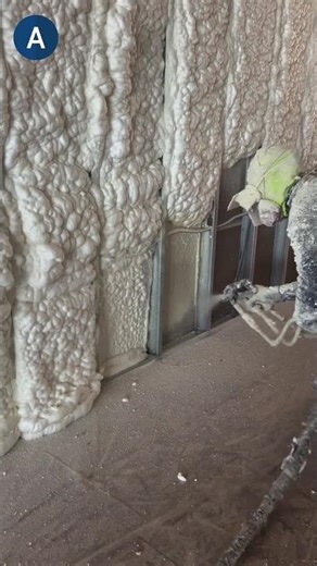 How Spray Insulation Work #shorts