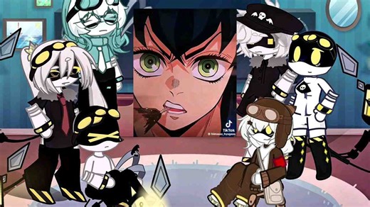 Murder drones react to inosuke | Demon slayer | Giyuu | cyn | FPE |