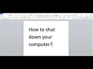 How to Shut Down Computer or Laptop in 2 EASY ways