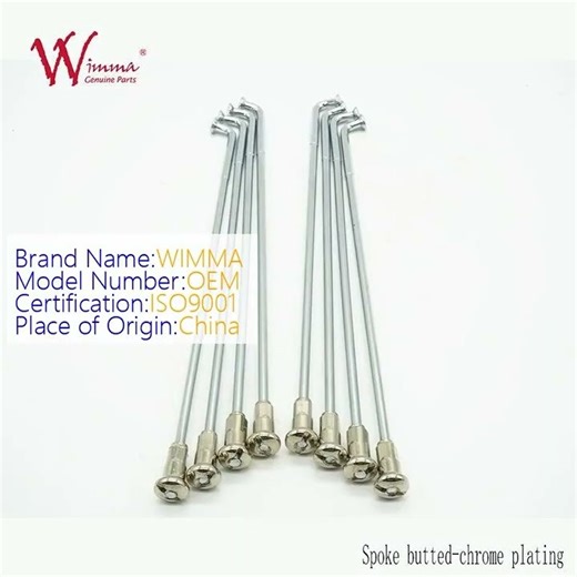 MX Motorcycle Spokes 3/8 Inch Stainless Steel