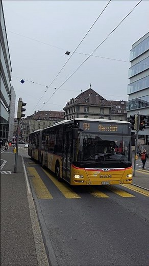 Postauto(Bus) in Bern Schweiz🇨🇭#postauto #linienbus #bus #travel #city #visit #öv #shorts #yt