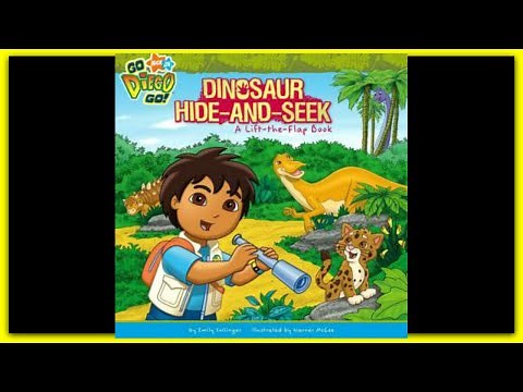 GO DIEGO GO! "DINOSAUR HIDE-AND-SEEK" - Nickelodeon Read Aloud Storybook for kids, children
