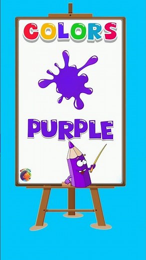 spelling of purple || learn colors name and spelling #learning #kidslearning