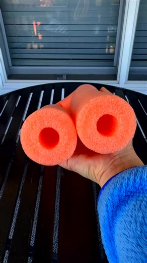 Transform a pool noodle into a beautiful centerpiece 🎄❤️🥰 .. #christmas | Gracie 6McKinley