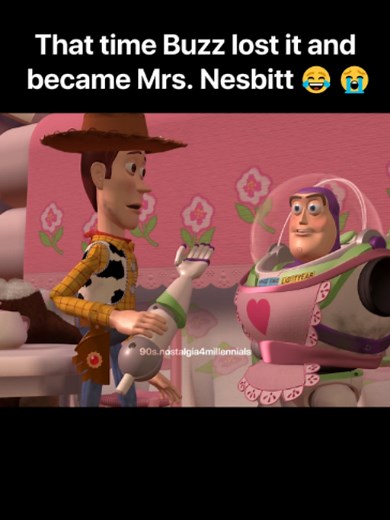 Mrs. Nesbitt Toy Story scene explained