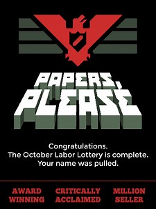 Papers, Please, the grim indie document-sorting sim is out right now on iPad