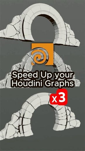 Make Houdini Loops 3x Faster #houdini #vfx #hack