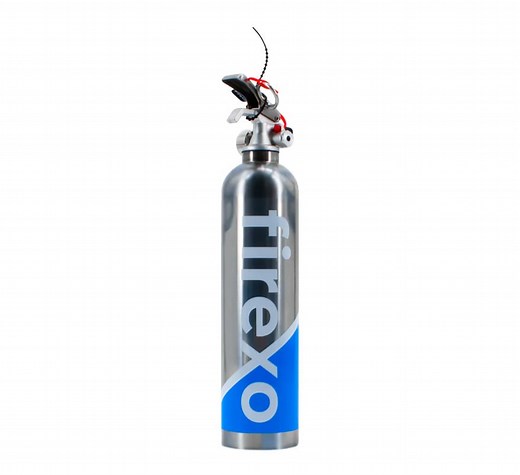 Firexo 500ml Small Stainless Steel Fire Extinguisher (For All Fires)
