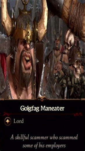 The Legendary Lord who has 100% Upkeep/Recruitment Cost for Ogre Mercs