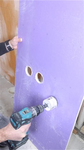 Home Repair Tutor on Instagram: "Drywall cutting tips for plumbing and electrical…I use a Level 5 jab saw for straight cuts and Makita drill with 2-1/2 inch hole saw for plumbing penetrations. The rasp is great for fine tuning. For more drywall tips and complete home renovation tutorials visit homerepairtutor.com 🔥#drywall #homerenovation #homerepairtutor"