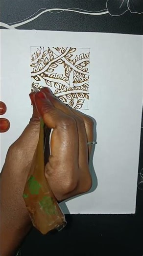 Simple trending leaf filling mehandi design #modernmaruthani #maruthani #mehandi #trendingshort