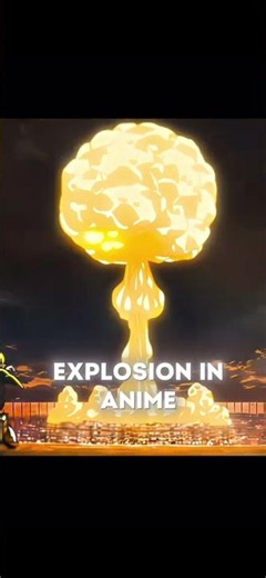 Biggest Explosion in Anime World 💥🔥 #shorts