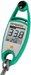 JDC Skywatch Wind windmeter - Anemometer - Waterdicht IP67 en blijft drijven - Temperatuur | bol