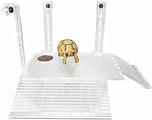 Amazon.com : BINANO No-Screw Installation Hanging Turtle Basking Platform Ramp for Turtle Tank Aquarium (Medium) : Pet Supplies
