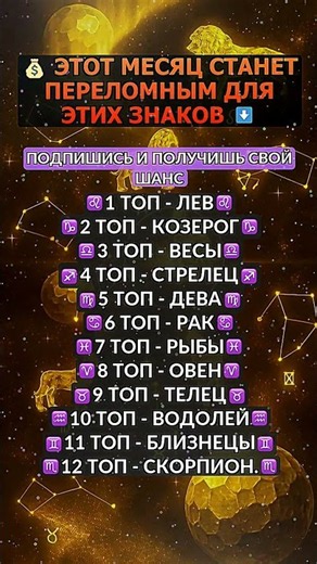 🔔 ЭТОТ Месяц Станет Переломным Для ЭТИХ знаков #шортс #гороскопнагод