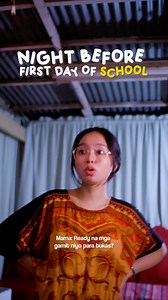 The night before first day of school 🦋 | Devi Descartin