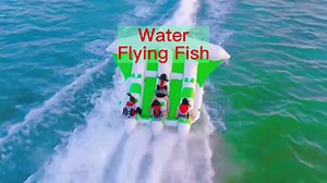 How to have fun at the beach: Inflatable flying fish #waterpark #watergame #game #inflatable #flyingfish #boat #entertainment #extremesports #exhilirating #exciting #friendgamenight #friends #familytime #family #highspeed #accelaration #waterflyingfish #inflatableflyingfish #funny #sea #beach #beachgames