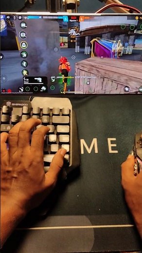 How to play free fire with keyboard mouse in mobile | ⌨️ 🖱📱 full setup without app no activation