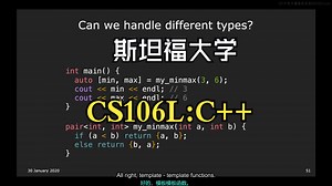 斯坦福大学《CS106L: C  编程| Stanford  CS106L C   Programming 2019 2020》中英字幕（豆包翻译-Exception_1-自学-哔哩哔哩视频