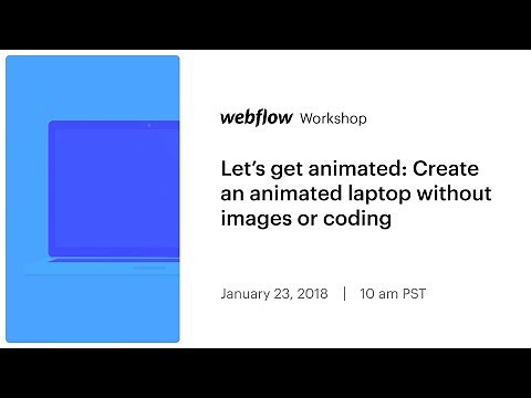 Let's get animated: Create an animated laptop without images or coding