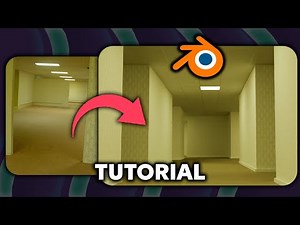 How To Make The BACKROOMS in Blender | Tutorial