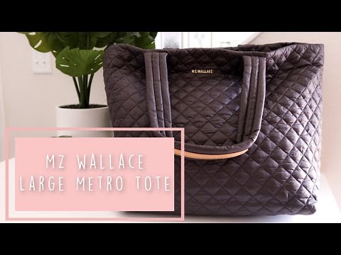 MZ Wallace Large Metro Tote Review & Packing | The BEST Large Tote!