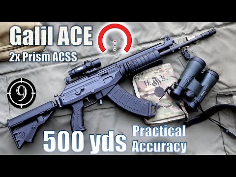 Galil Ace 32 (7.62x39) + Primary Arms 2x ACSS to 500yds: Practical Accuracy