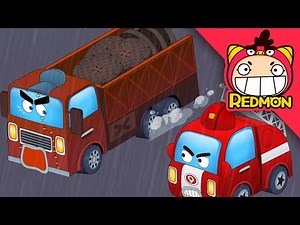 The manhole Thief | Rescue cars | REDMON