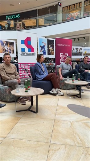 🔴 UŽIVO s panel-rasprave „Znanje je dio forme“ Mall of Split Panelisti: •⁠ ⁠Blanka Vlašić – profesionalna sportašica •⁠ ⁠Vik Lalić – organizator Apfel Arena Makarska Half Marathona •⁠ ⁠dr. sc. Frane Žuvela – dekan Kineziološkog fakulteta •⁠ ⁠Nelija Rudolfi, mag. psych. – dopredsjednica Hrvatskog psihološkog društva •⁠ ⁠Kristijan Sindik – predsjednik Split Marathona | Split Marathon