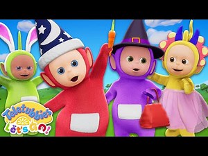 Tiddlytubbies| MEGA DRESS-UP BOX Teletubbies Dress Up And Put On A Show! | Teletubbies Let's Go NEW