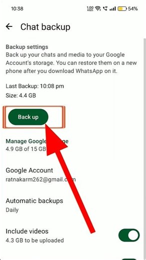 How to backup whatsapp chat 2026 | Whatsapp chat backup kaise kare #shorts