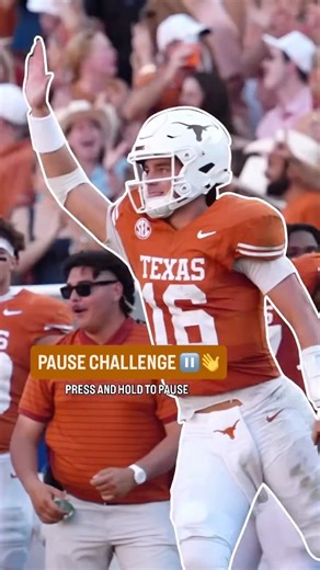 Texas Longhorns on Instagram: "how’s y’all’s pause game?? ⏸️👋 #HookEm"