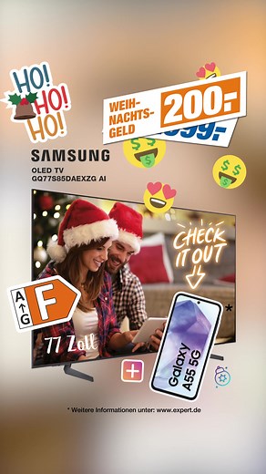 Weihnachten bei expert: Technikfreude unterm Baum