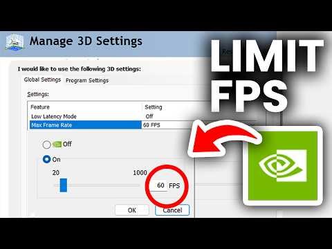 How To Limit FPS In Any Game With NVIDIA - Step By Step