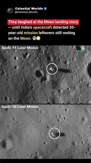 India’s Chandrayaan-2 Found 50-Year-Old Moon Mission Remains 😱🌕 #shorts #space #trending #viral