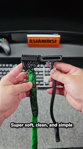 Bro’s idea of perfect cable management… 💀