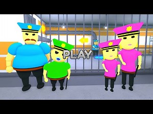 BORRIS POLICE FAMILY PRISON RUN! (OBBY) ROBLOX GAMEPLAY #roblox #robloxgames