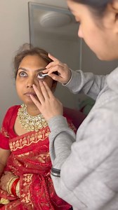 The bride wanted to have makeup that matched her skin tone, with subtle colors for both her eyes and lips. 🇺🇸Taking appointments for bridal makeup and classes in NYC, USA .....Book yours slot now!✨ | Roza’s bridal makeover