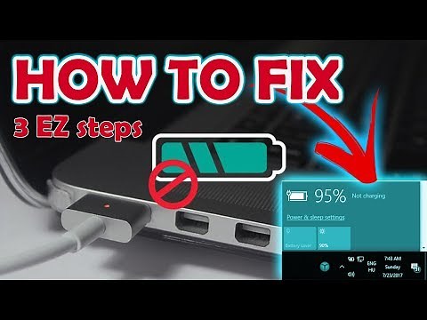 HOW TO FIX PLUGGED IN NOT CHARGING WINDOWS 10