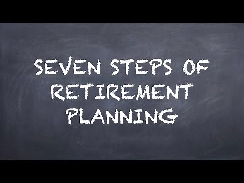Seven Steps of Retirement Planning【Dr. Deric】