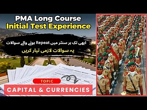 PMA Long Course Initial Test Experience | Most Repeated Capitals and Currencies Question in Pma test