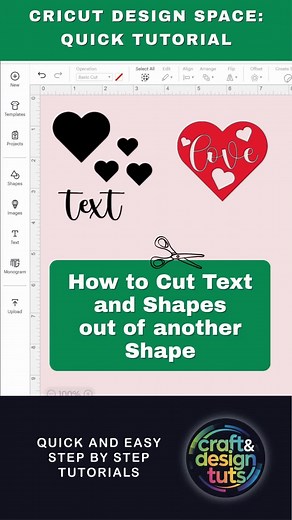 Master Text and Shape Cutting in Cricut Design Space