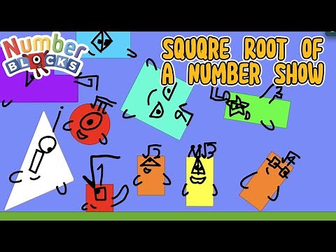 Numberblocks Square Root of a Number Show｜Algodoo