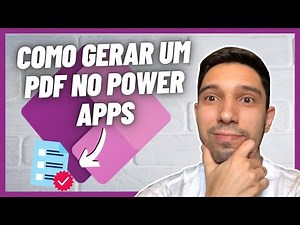 POWER APPS COMO GERAR UM PDF