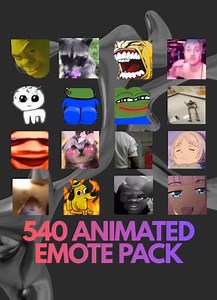 840  Animated & PNG Memes Emote Pack | Twitch, Discord, Kick, Youtube, Tiktok | 3 Sizes, Instant Download - Etsy